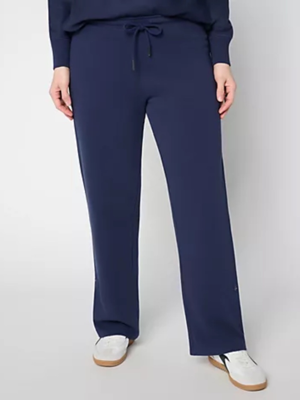 Studio Park Regular Convertible Terry Pants, Navy Sz XXS a722010